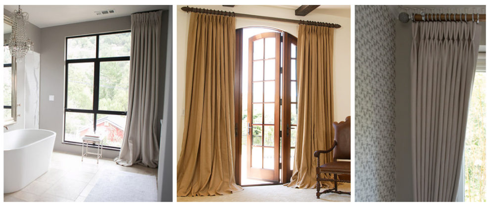 London Essentials - French Pinch Pleat Curtains