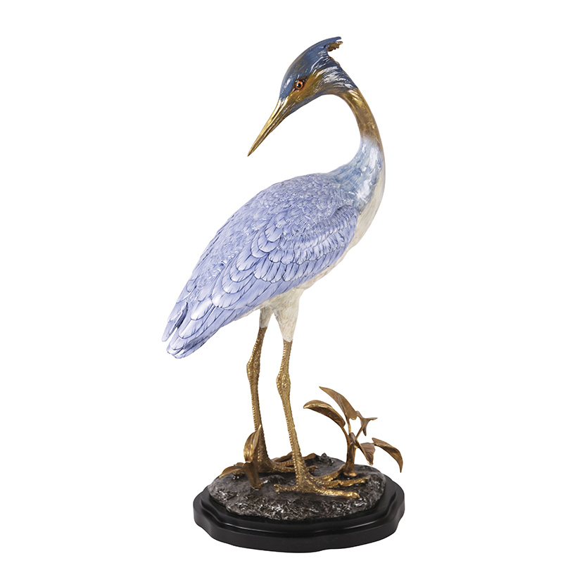 Blue Crane Figurine