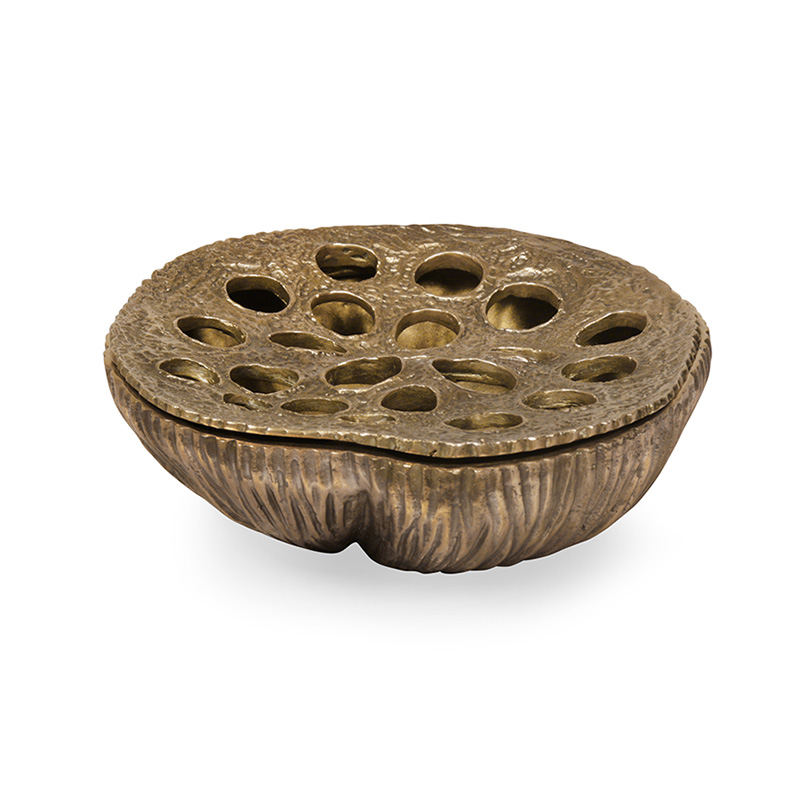 Brass Lotus Bowl, Large