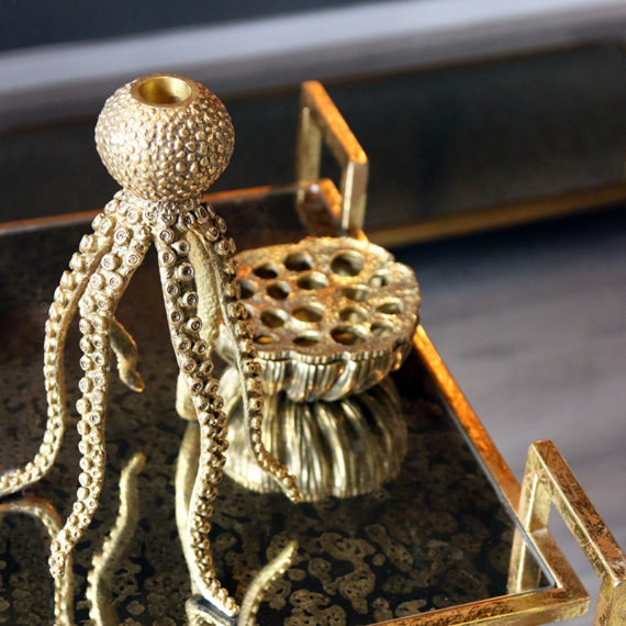 Octopus Candleholder London Essentials. Shop Luxury Homewares