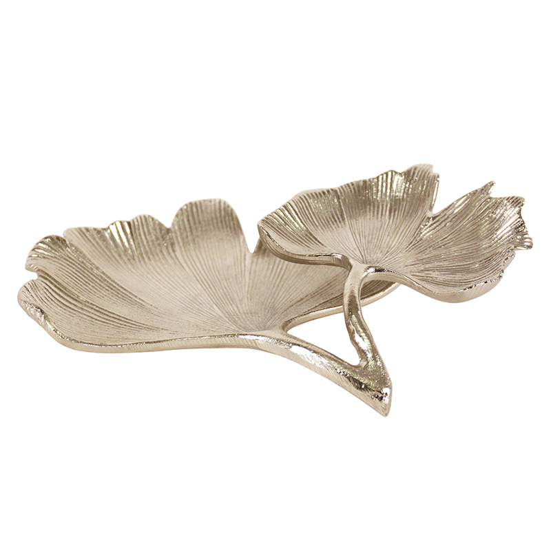 Double Silver Leaf Dish