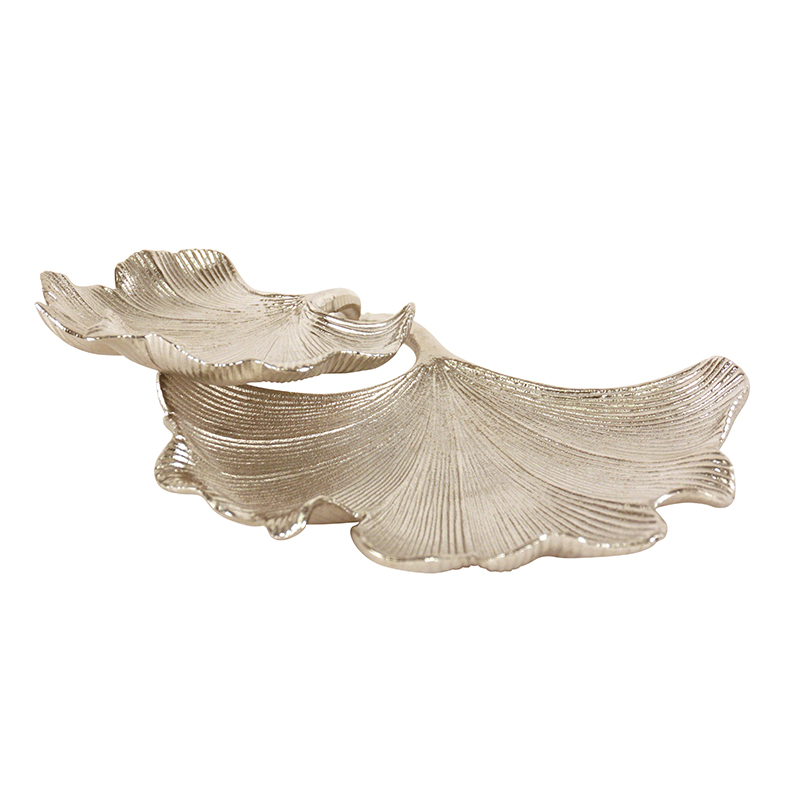 Double Silver Leaf Dish