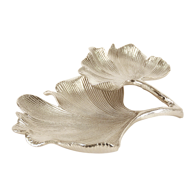 Double Silver Leaf Dish