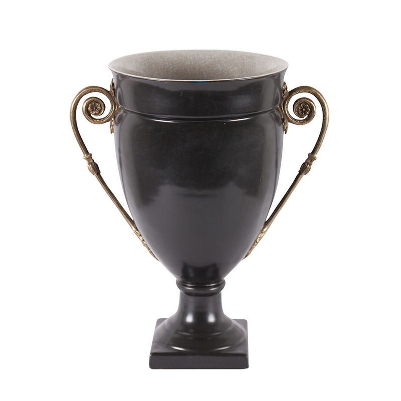 Fabuge Vase, Black