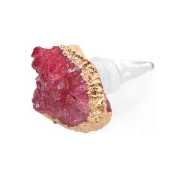 Dion Stone Wine Stopper, Cerise