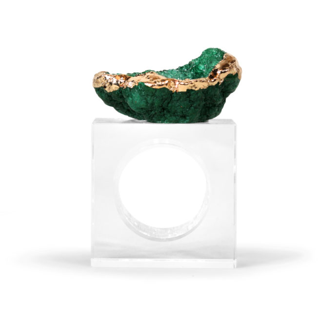 Eros Napkin Ring, Peacock