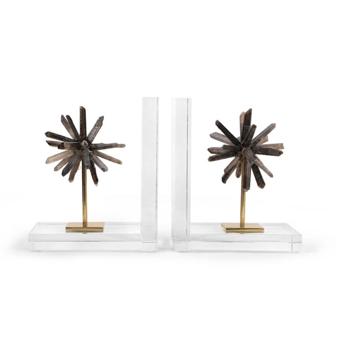Crystal bookends amelamint