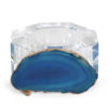 Clio Napkin Ring, Azure