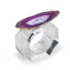 Clio Napkin Ring, Violet