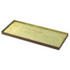 London Essentials - Gold Leaf Rectangular Tray, Large