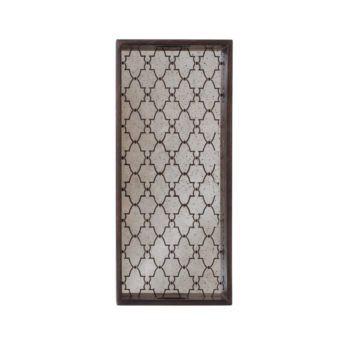 London Essentials - Bronze Gate Mirror Rectangular Tray, Medium